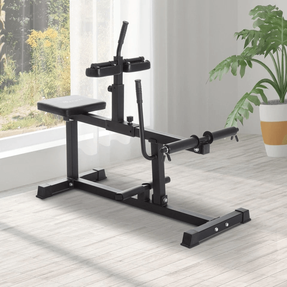 Soozier Seated Calf Raise Machine Heavy Duty Home Gym Strength Training Equipment For Lower Leg Mus 1