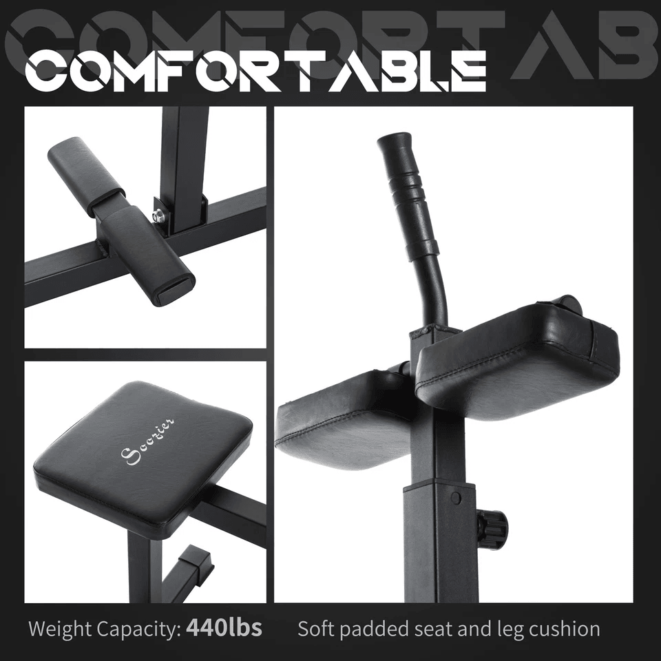 Soozier Seated Calf Raise Machine Heavy Duty Home Gym Strength Training Equipment For Lower Leg Mus 4