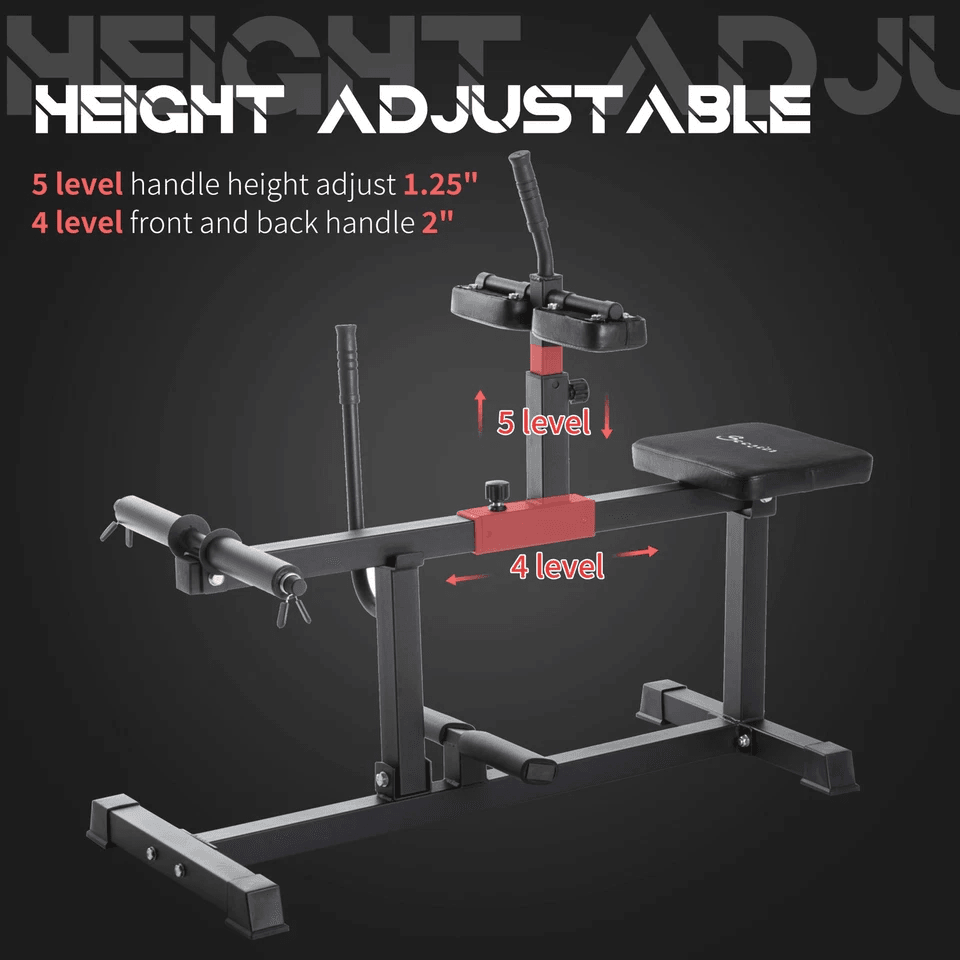 Soozier Seated Calf Raise Machine Heavy Duty Home Gym Strength Training Equipment For Lower Leg Mus 3