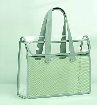 Portable Waterproof File Organizer  Large Capacity Transparent Expanding Document Folder 4