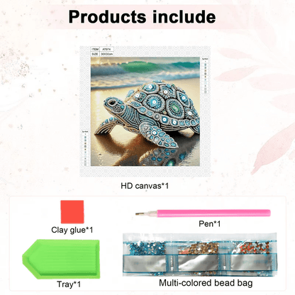 Gemstone Turtle Diamond Art Kit  Special Shape Painting For Adults And Beginners 2
