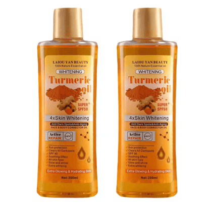 Turmeric Essential Oil Massage & Skincare Blend – Brightening Body and Face Oil for Radiance and Renewal