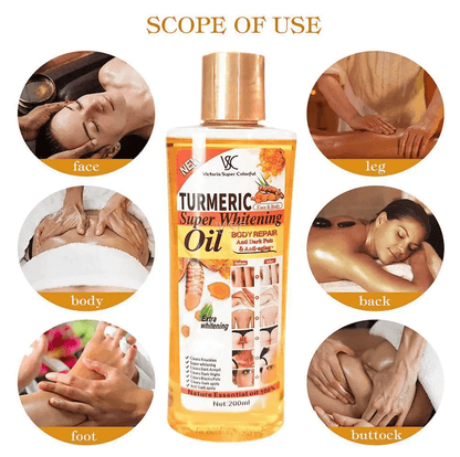 Turmeric Essential Oil Massage  Skincare Blend  Brightening Body And Face Oil For Radiance And Rene 5