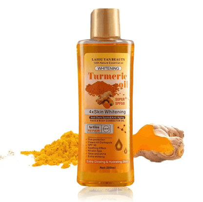 Turmeric Essential Oil Massage  Skincare Blend  Brightening Body And Face Oil For Radiance And Rene 1