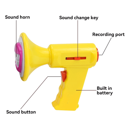 Kids Voice Changer Toy  Handheld Speaker With 6 Fun Sound Effects For Role Play And Parody Games 3