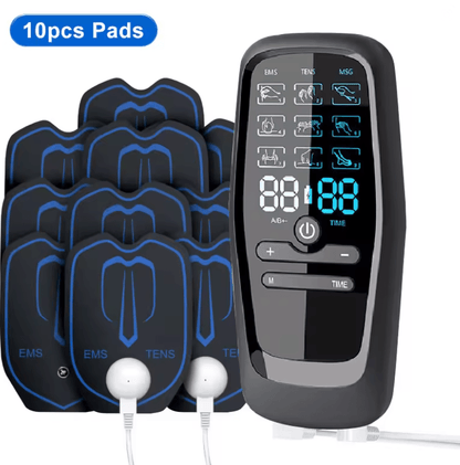 TENS And EMS Muscle Stimulator  Digital Therapy Massager For Pain Relief Recovery And Slimming Supp 6