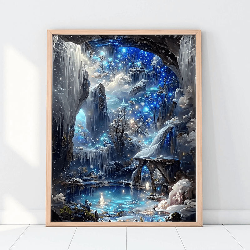 5D Full-Round Landscape Diamond Painting Kit – Fantasy Mosaic Art