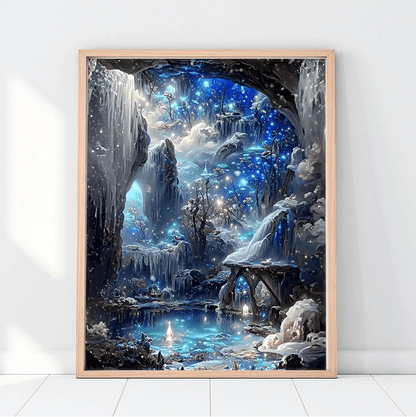 5D Full-Round Landscape Diamond Painting Kit – Fantasy Mosaic Art