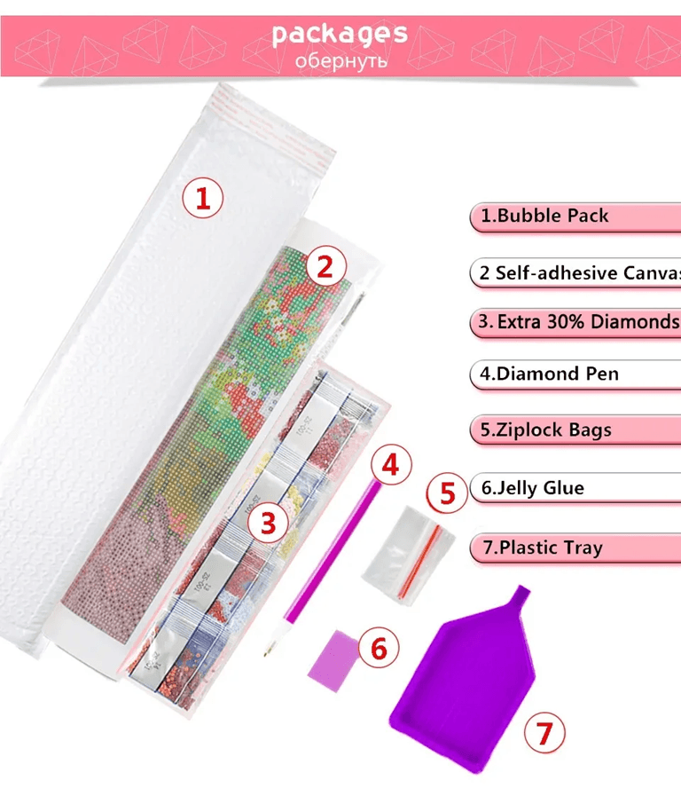 5D FullRound Landscape Diamond Painting Kit  Fantasy Mosaic Art 3