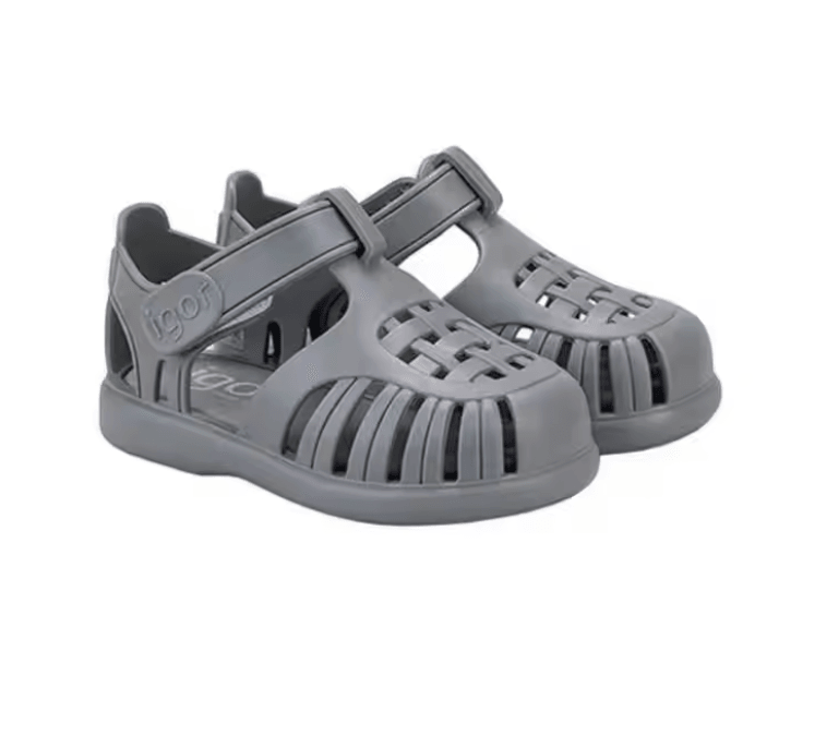Classic Roman Kids Sandals  Solid Color Summer Beach Shoes For Boys And Girls 9