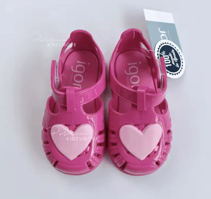Classic Roman Kids Sandals  Solid Color Summer Beach Shoes For Boys And Girls 1