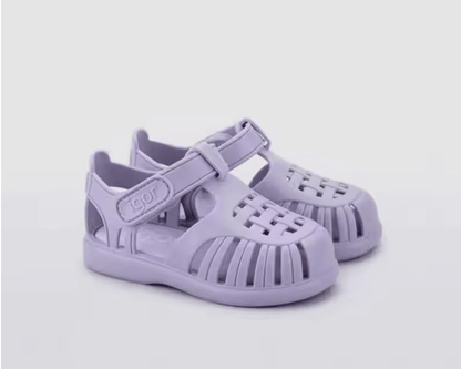 Classic Roman Kids Sandals  Solid Color Summer Beach Shoes For Boys And Girls 6