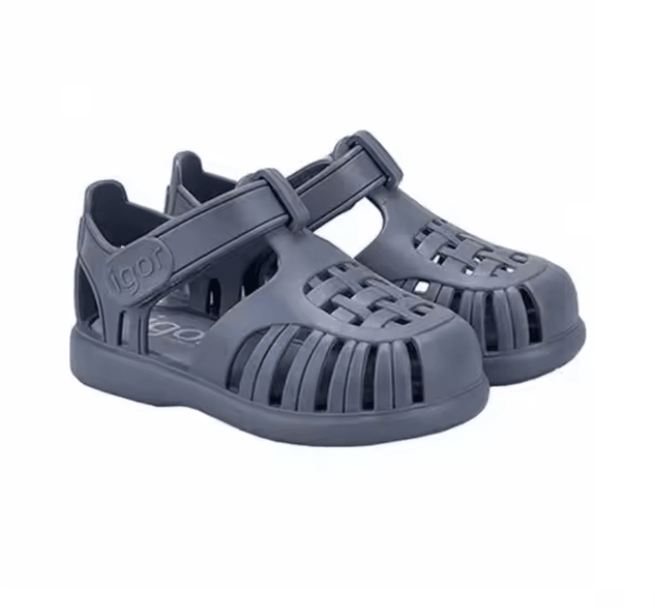 Classic Roman Kids Sandals  Solid Color Summer Beach Shoes For Boys And Girls 5