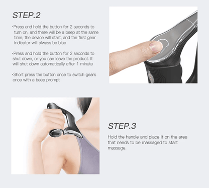 Electric Fascia Knife Massager  Vibration Muscle Relaxation  Body Sculpting Tool 5