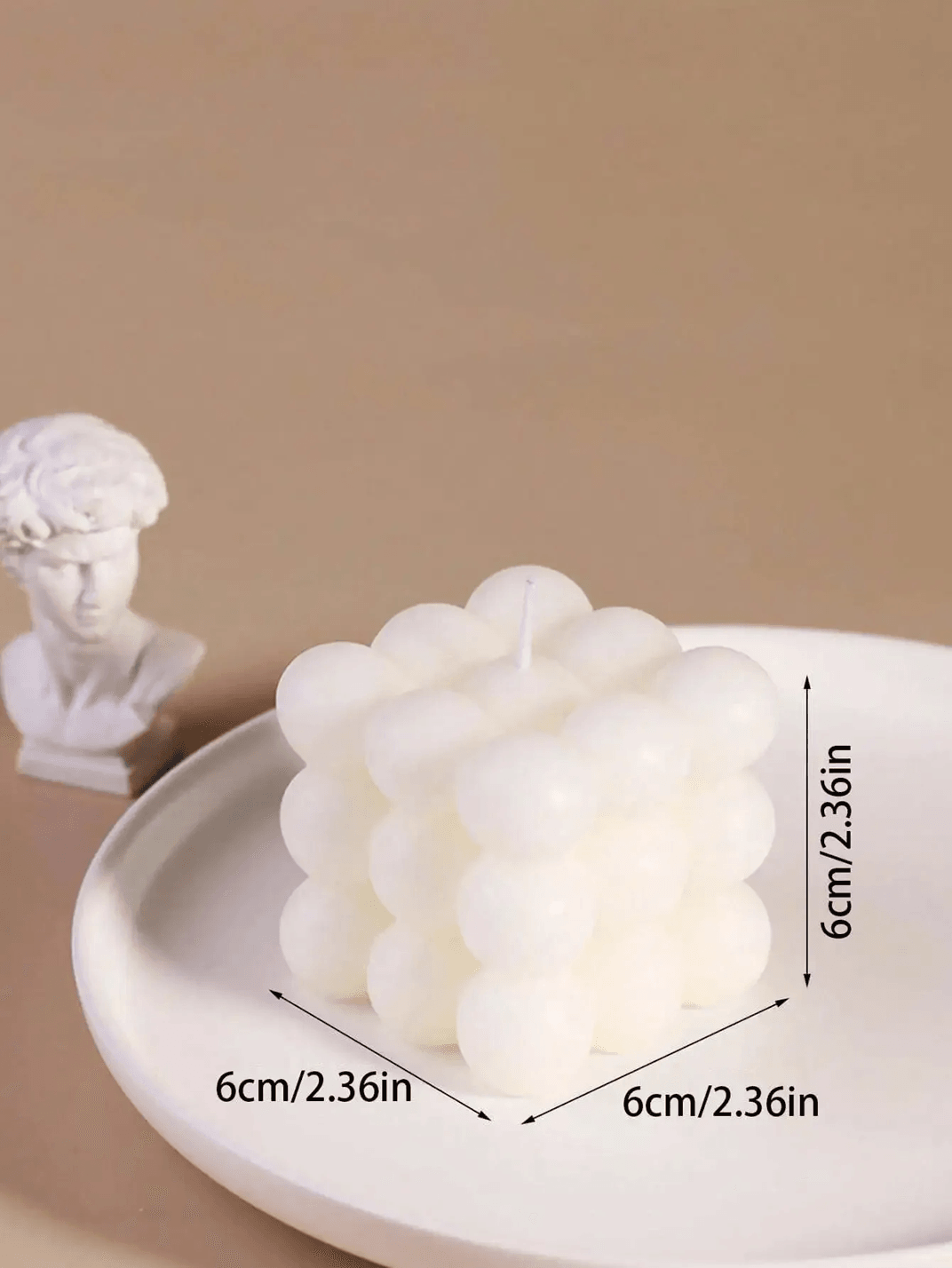 Magic Cube Soy Wax Candle  BallShaped Aromatherapy Decor For Weddings And Home 6