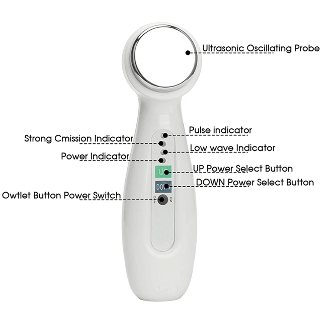 1Mhz Cavitation Ultrasonic Facial Cleaner Body Slimming Spa Skin Tightening Lifting Anti Acne Wrink 1
