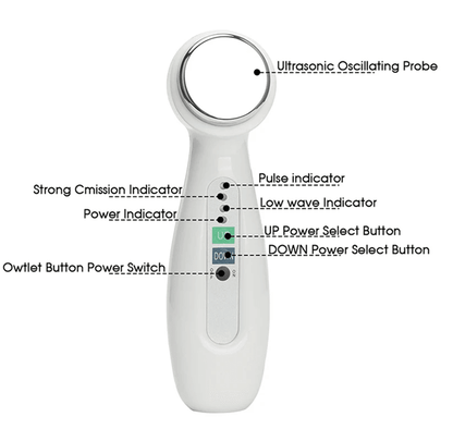 1Mhz Cavitation Ultrasonic Facial Cleaner Body Slimming Spa Skin Tightening Lifting Anti Acne Wrink 1