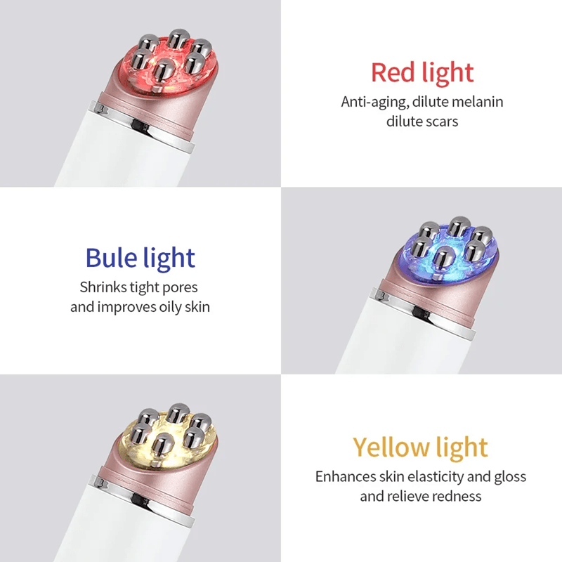 Multifunction LED Photon EMS Facial Massager Anti Wrinkle Spa Device 2