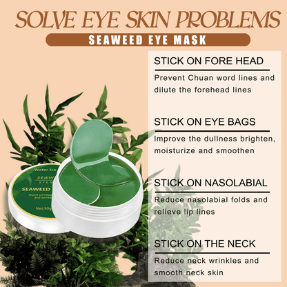 60 Piece Collagen Eye Patch Seaweed Under Eye Mask For Dark Circles And Hydration 2