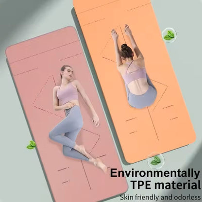 Eco Friendly Non Slip Yoga Mat With Carrying Strap For Home Fitness And Pilates 5