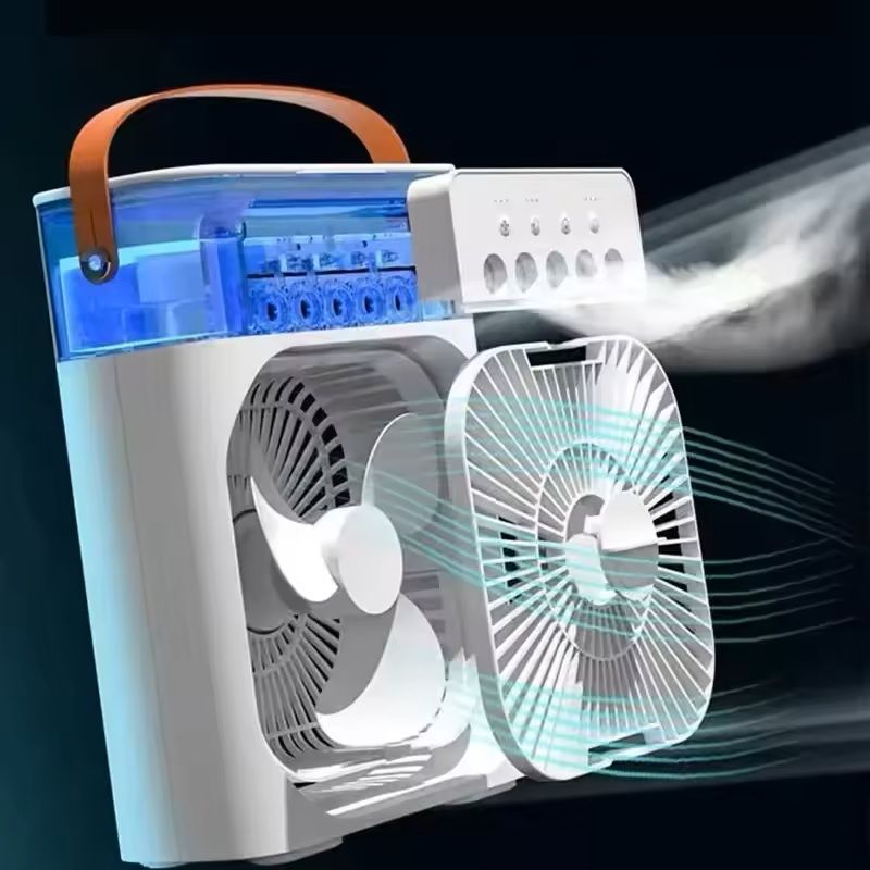 3in1 Portable Air Cooler Fan With Humidifier And Night Light 5