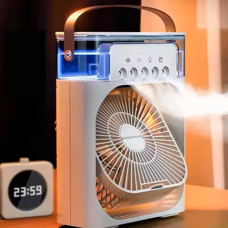 3in1 Portable Air Cooler Fan With Humidifier And Night Light 7