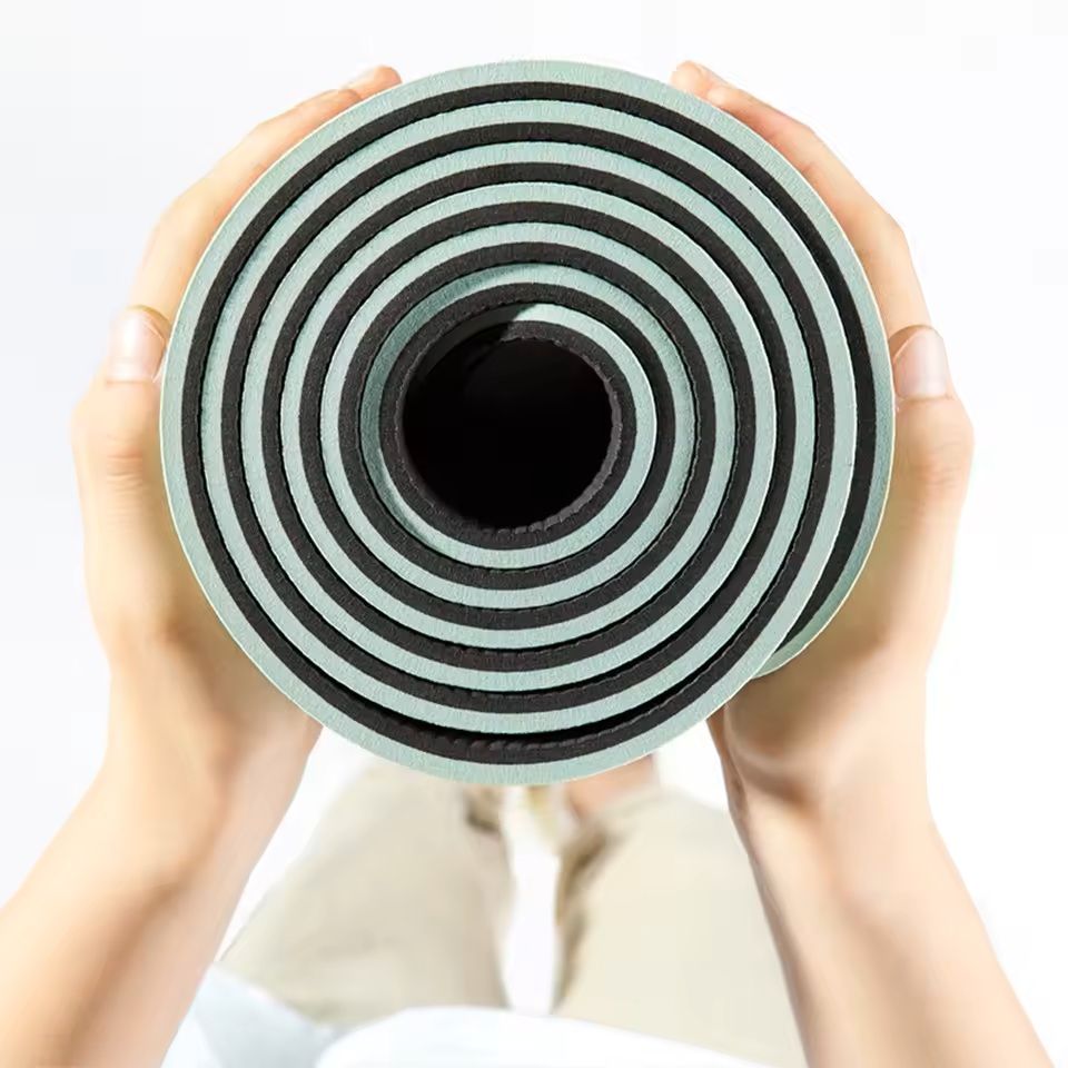 NonSlip TPE Yoga Mat With Body Alignment Guide 5