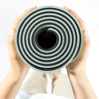NonSlip TPE Yoga Mat With Body Alignment Guide 5
