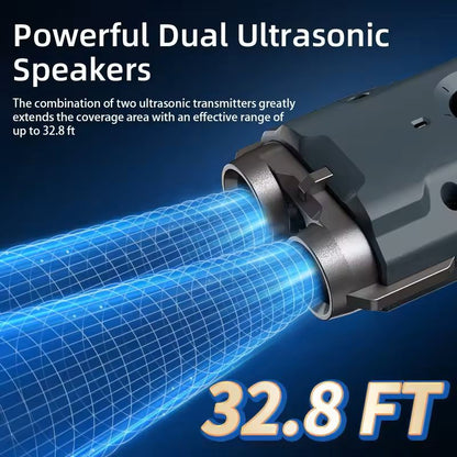 Ultrasonic Dog Repeller With LED Flashlight And AntiBark Alarm 3