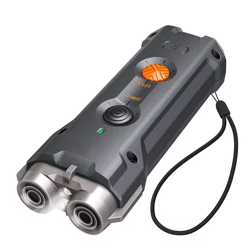 Ultrasonic Dog Repeller With LED Flashlight And AntiBark Alarm 5