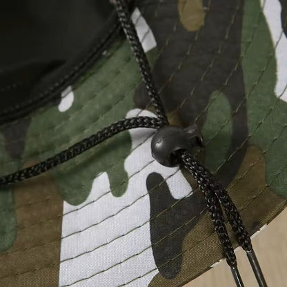 Breathable Outdoor Bucket Hat With Mesh For Sun Protection 4