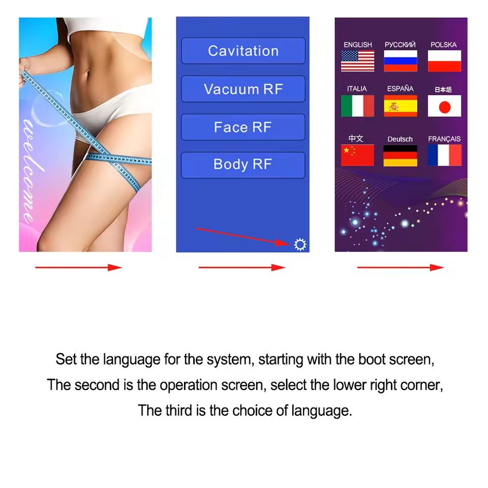 4in1 Ultrasonic Cavitation Slimming And Skin Tightening Device 2