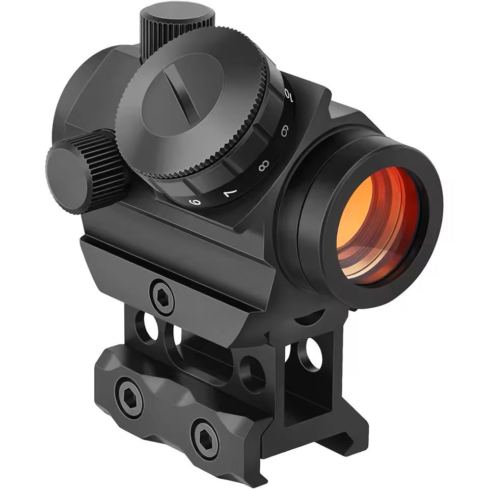 1x25mm Red Dot Reflex Sight with Riser Mount for Tactical Accuracy