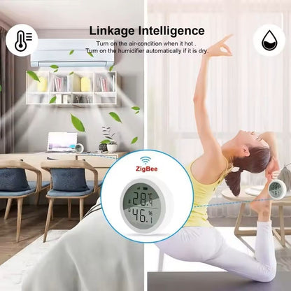 Smart Indoor Temperature And Humidity Sensor With LCD Display 2