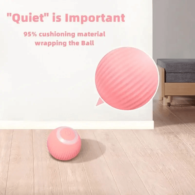 Rechargeable Smart Cat Ball  Interactive SelfMoving Toy For Indoor Play 2