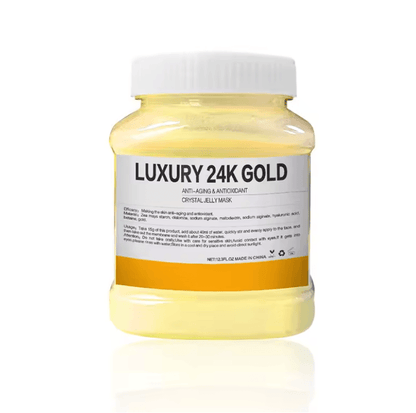24K Gold Jelly Face Mask Powder With Rose For Deep Hydration And Glow 1