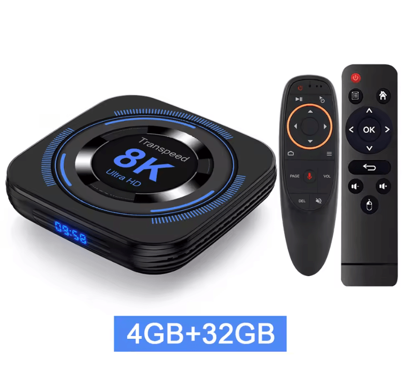 Transpeed Android TV Box With 8K Support And Dual WiFi Streaming 9