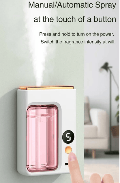 Automatic Car Diffuser With Essential Oil And Digital Display 2