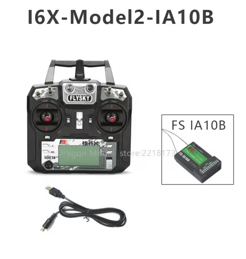 FLYSKY FS I6X Radio Transmitter With 10 Channel Receiver For RC Drones And Planes 4