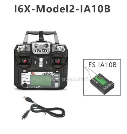 FLYSKY FS I6X Radio Transmitter With 10 Channel Receiver For RC Drones And Planes 4