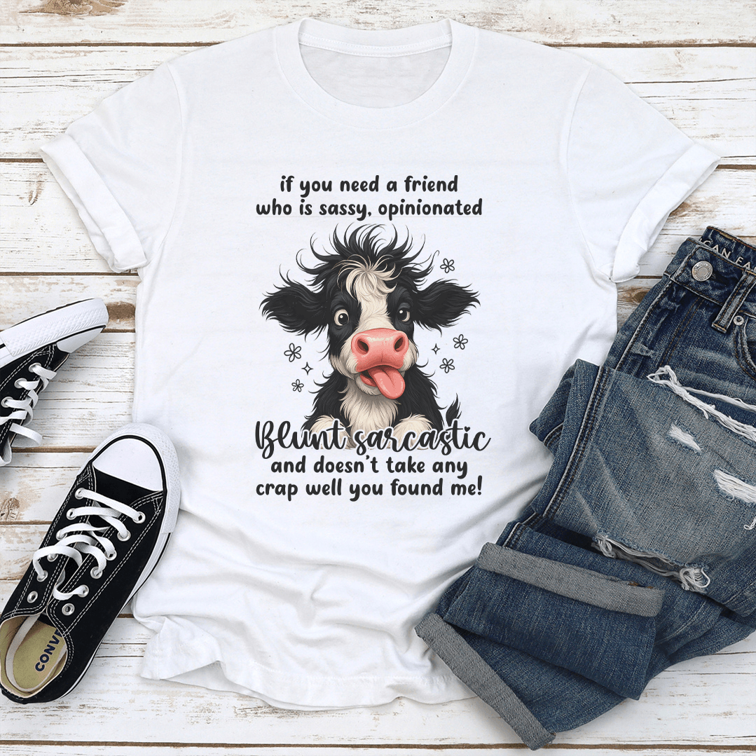 If You Need A Friend Who Is Sassy Tee
