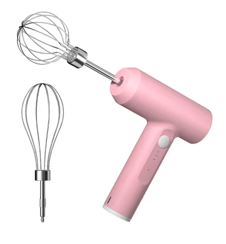 Wireless Electric Hand Mixer With 3 Speeds For Baking And Cooking 5
