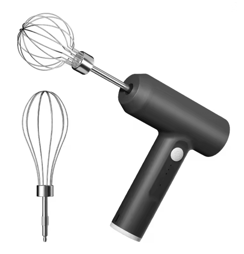 Wireless Electric Hand Mixer With 3 Speeds For Baking And Cooking 4