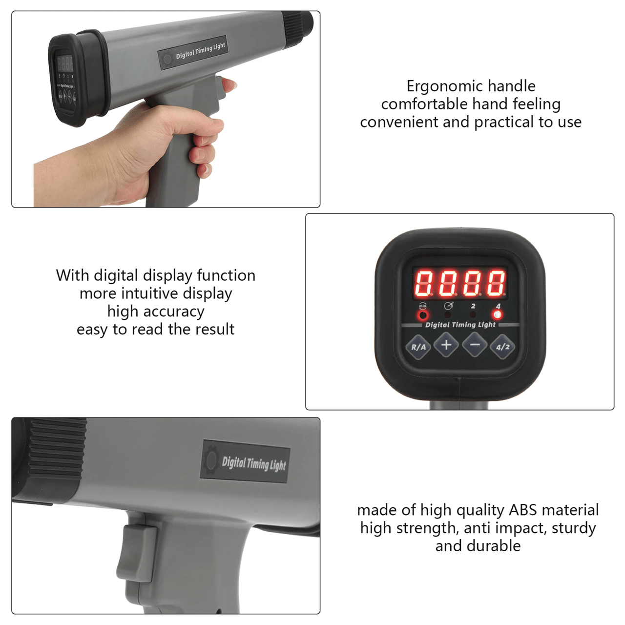 Digital Engine Timing Light For Car Motorcycle And Marine Ignition Systems 5