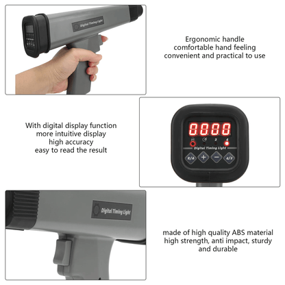 Digital Engine Timing Light For Car Motorcycle And Marine Ignition Systems 5