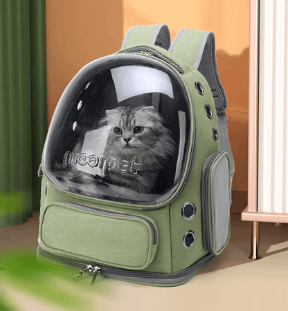 Transparent Cat Carrier Backpack For Travel With Breathable Design 2