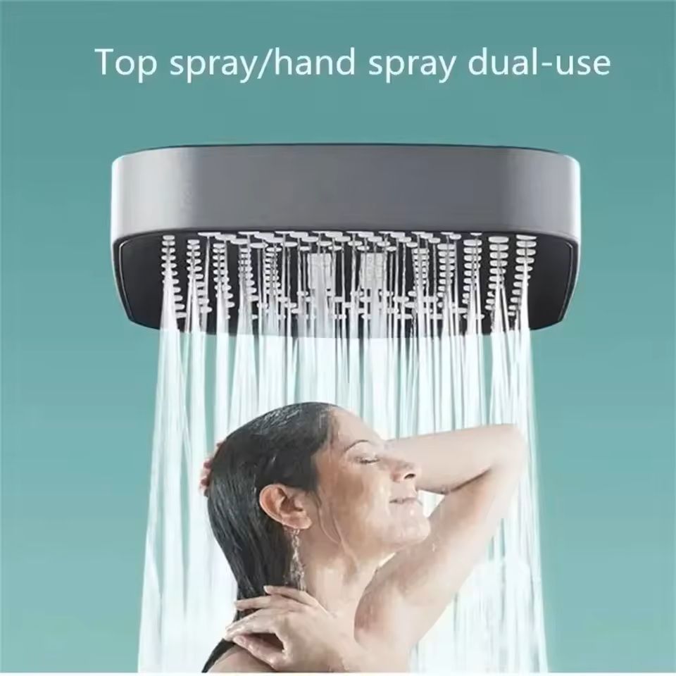 High Pressure 3Mode Adjustable Shower Head For Rainfall Experience 4