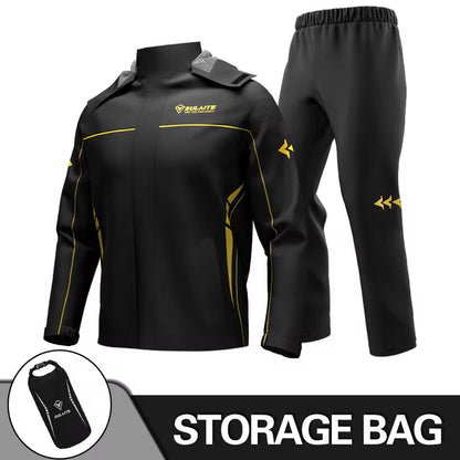 Motorcycle Rain Suit With Waterproof Jacket And Pants For Outdoor Riding 10