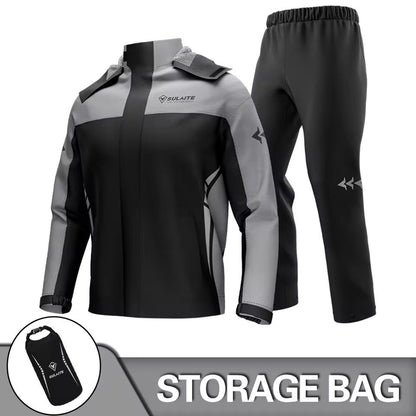 Motorcycle Rain Suit With Waterproof Jacket And Pants For Outdoor Riding 12
