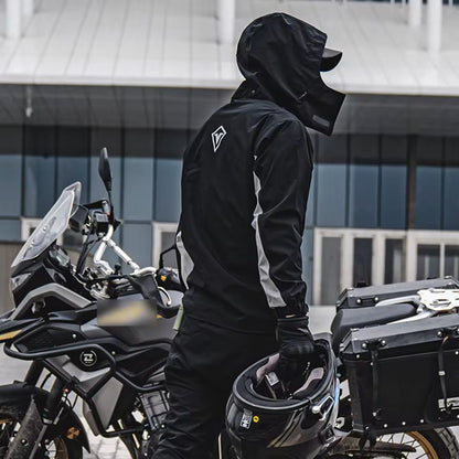 Motorcycle Rain Suit With Waterproof Jacket And Pants For Outdoor Riding 5